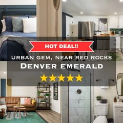 Chic 1BR King Bed, Full Kitchen Near RiNo