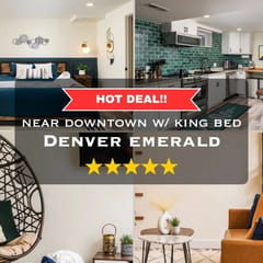 Stylish 1BR King Bed Denver Retreat Near Downtown