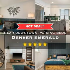 King Beds | 2BR + Full Kitchen Near Red Rocks