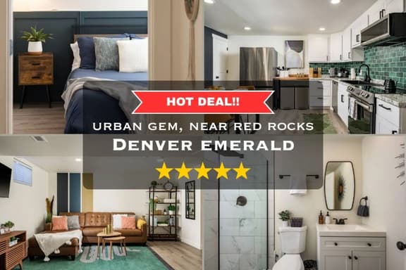 Cozy 1BR King Bed w/ Kitchen Near RiNo